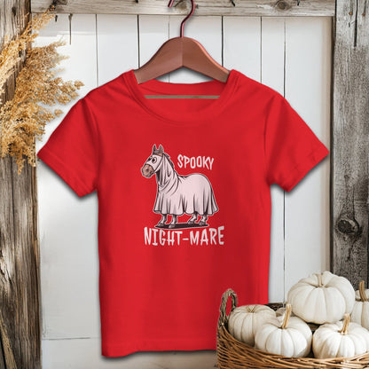 Holiday Baby Shirt Infant T-Shirt / Red / 6 Months Spooky Nightmare Halloween - Baby Shirt