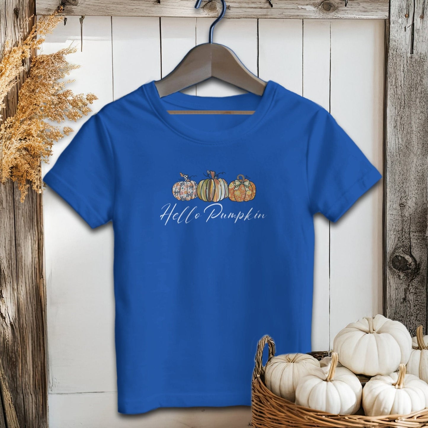 Holiday Baby Shirt Infant T-Shirt / Royal / 6 Months Hello Pumpkin Fall - Baby Shirt