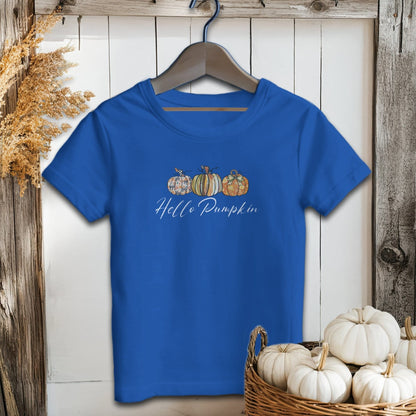 Holiday Baby Shirt Infant T-Shirt / Royal / 6 Months Hello Pumpkin Fall - Baby Shirt