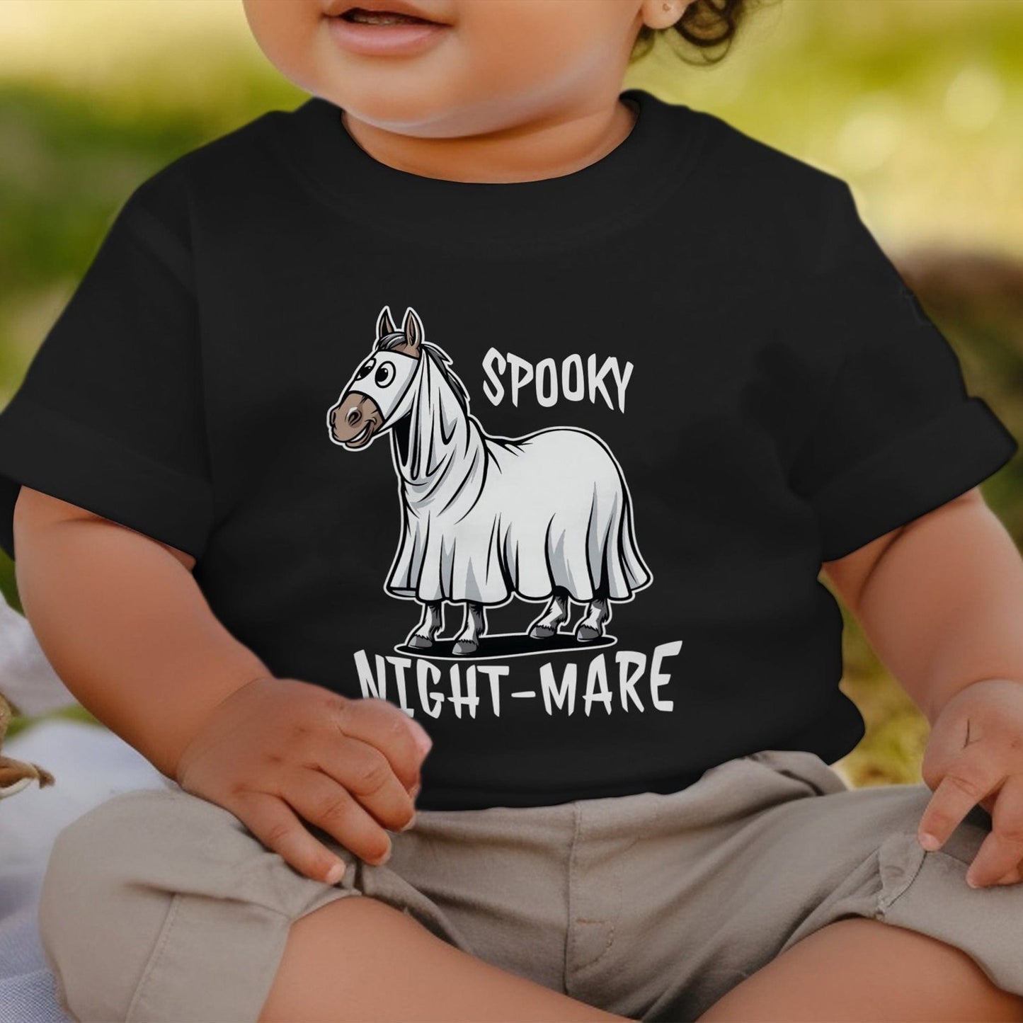 Holiday Baby Shirt Spooky Nightmare Halloween - Baby Shirt