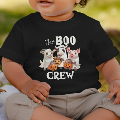 Holiday Baby Shirt The Boo Crew Halloween - Baby Shirt