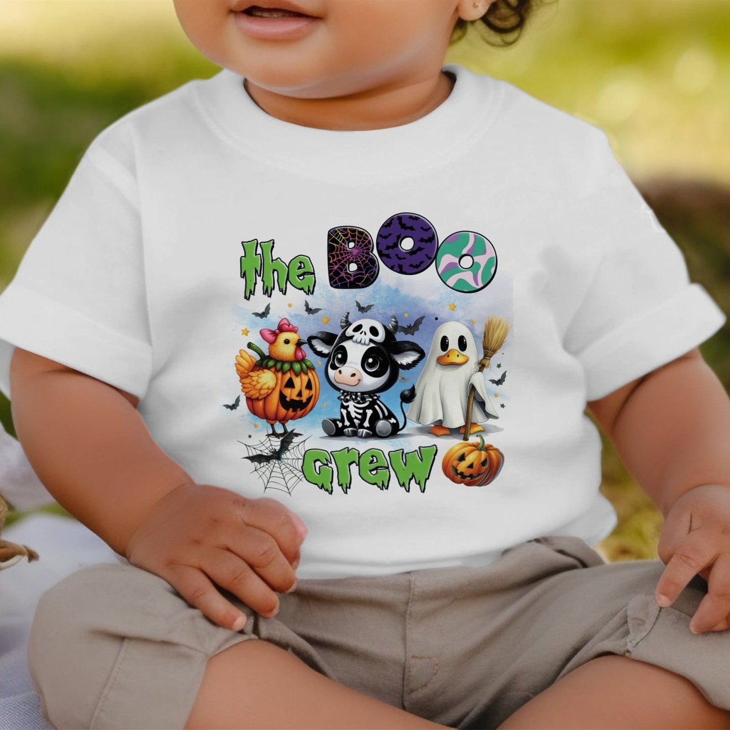 Holiday Baby Shirt The Boo Crew Halloween - Baby Shirt