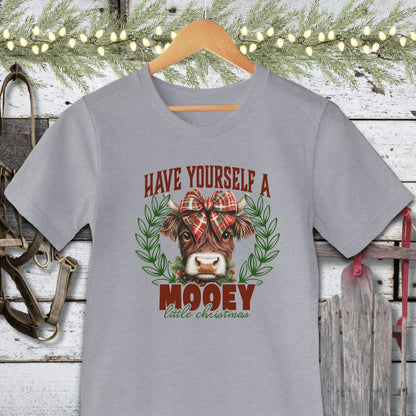 Holiday Shirt Adult T-shirt / Athletic Heather / XS Mooey Little Christmas Shirt