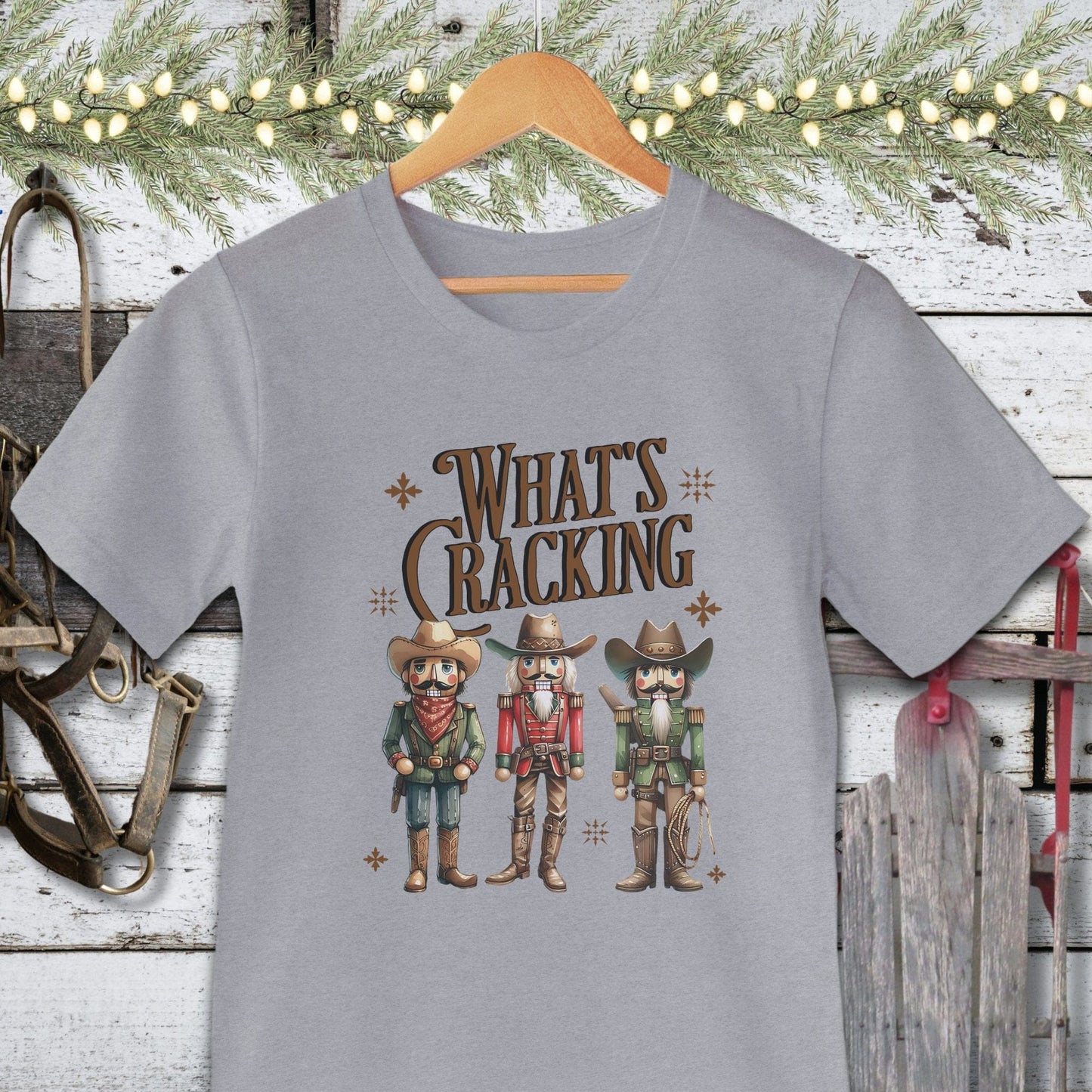 Holiday Shirt Adult T-shirt / Athletic Heather / XS What's Cracking Shirt