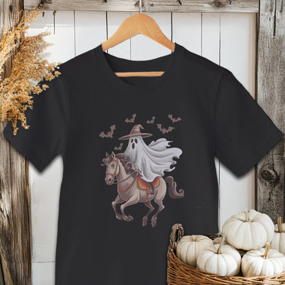 Holiday Shirt Adult T-shirt / Black / XS Ghost Riding Horse Halloween Shirt