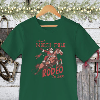 Holiday Shirt Adult T-shirt / Kelly / XS North Pole Rodeo Shirt