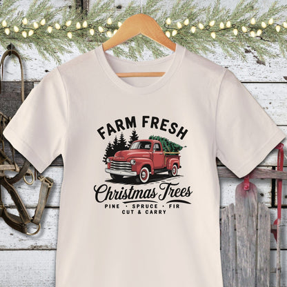 Holiday Shirt Adult T-shirt / Natural / XS Christmas Tree Farm Shirt