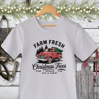 Holiday Shirt Adult T-shirt / Silver / XS Christmas Tree Farm Shirt