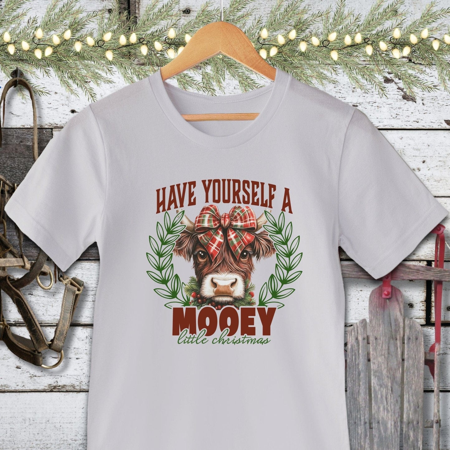 Holiday Shirt Adult T-shirt / Silver / XS Mooey Little Christmas Shirt