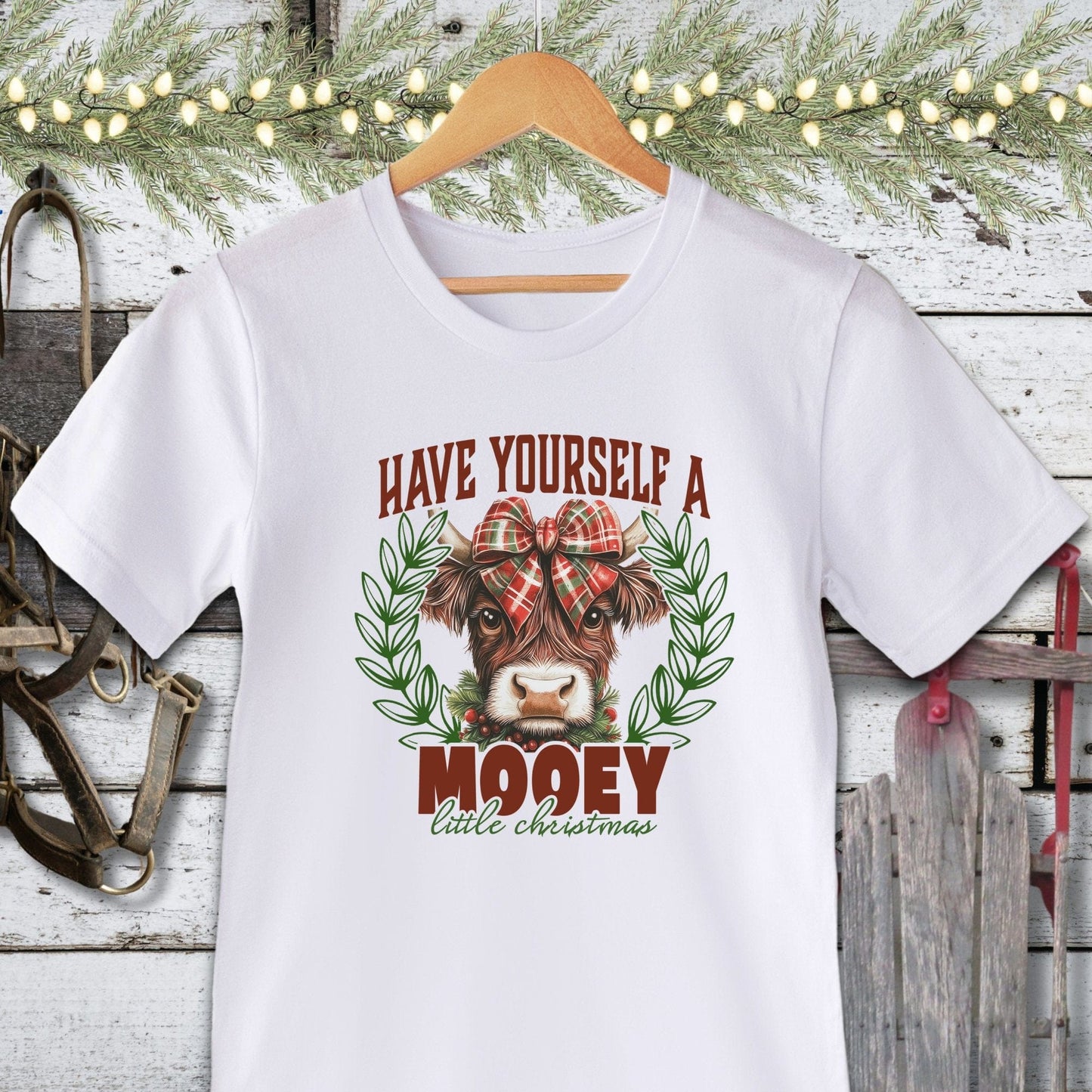 Holiday Shirt Adult T-shirt / White / XS Mooey Little Christmas Shirt