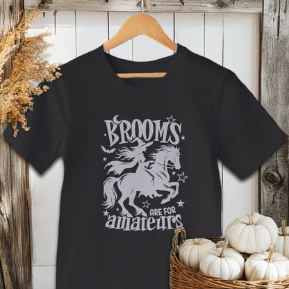 Holiday Shirt Adult T-shirt / XS / Black Brooms Are For Amateurs Halloween Shirt