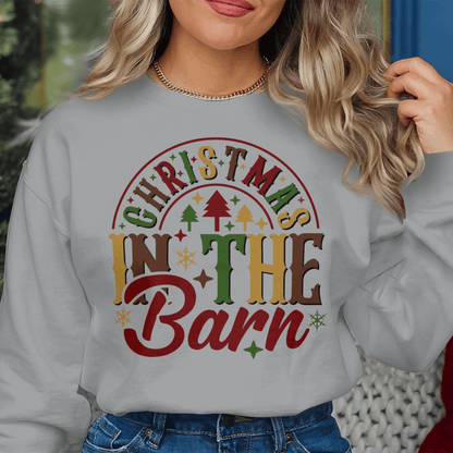 Holiday Shirt Christmas In The Barn Shirt