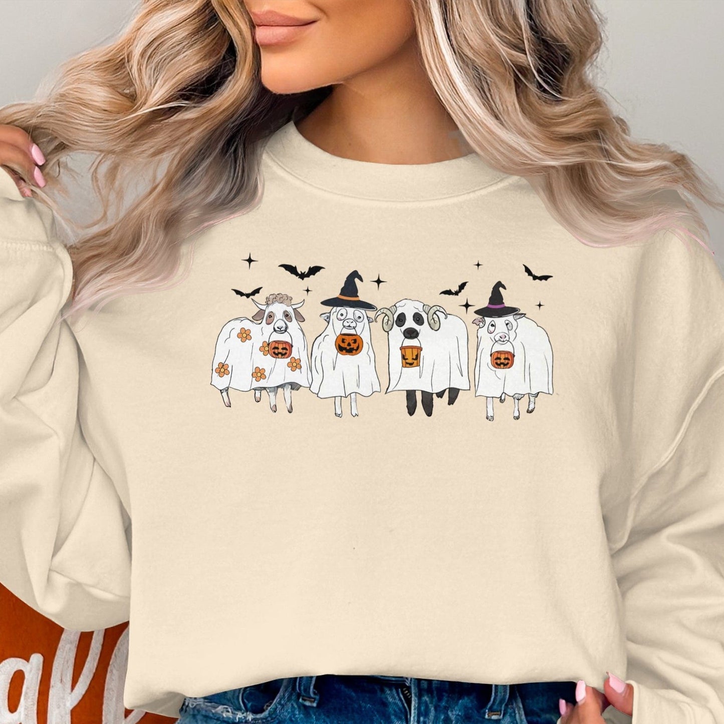 Holiday Shirt Ghostly Sheep Halloween Shirt