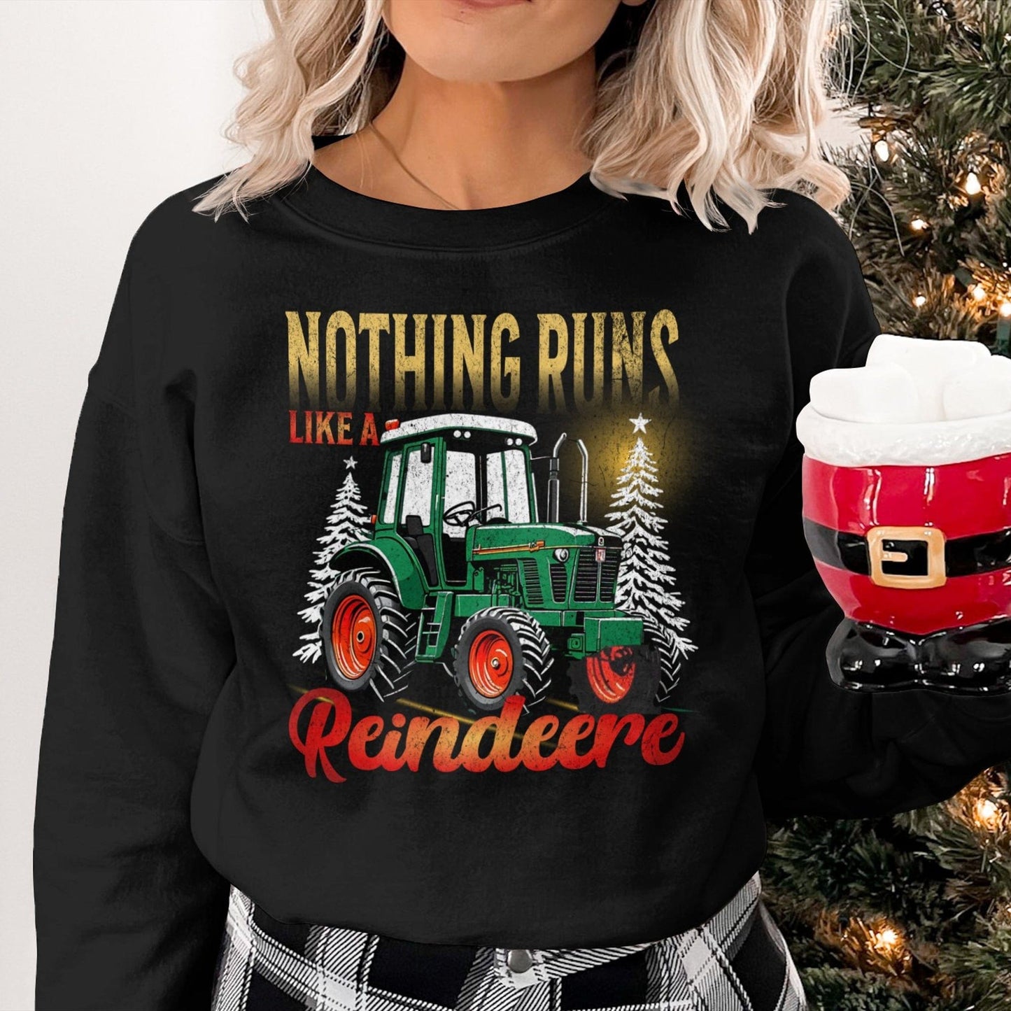 Holiday Shirt Nothing Runs Like A Reindeere Shirt