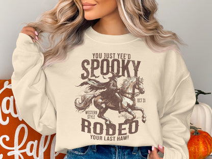 Holiday Shirt Spooky Rodeo Halloween Shirt