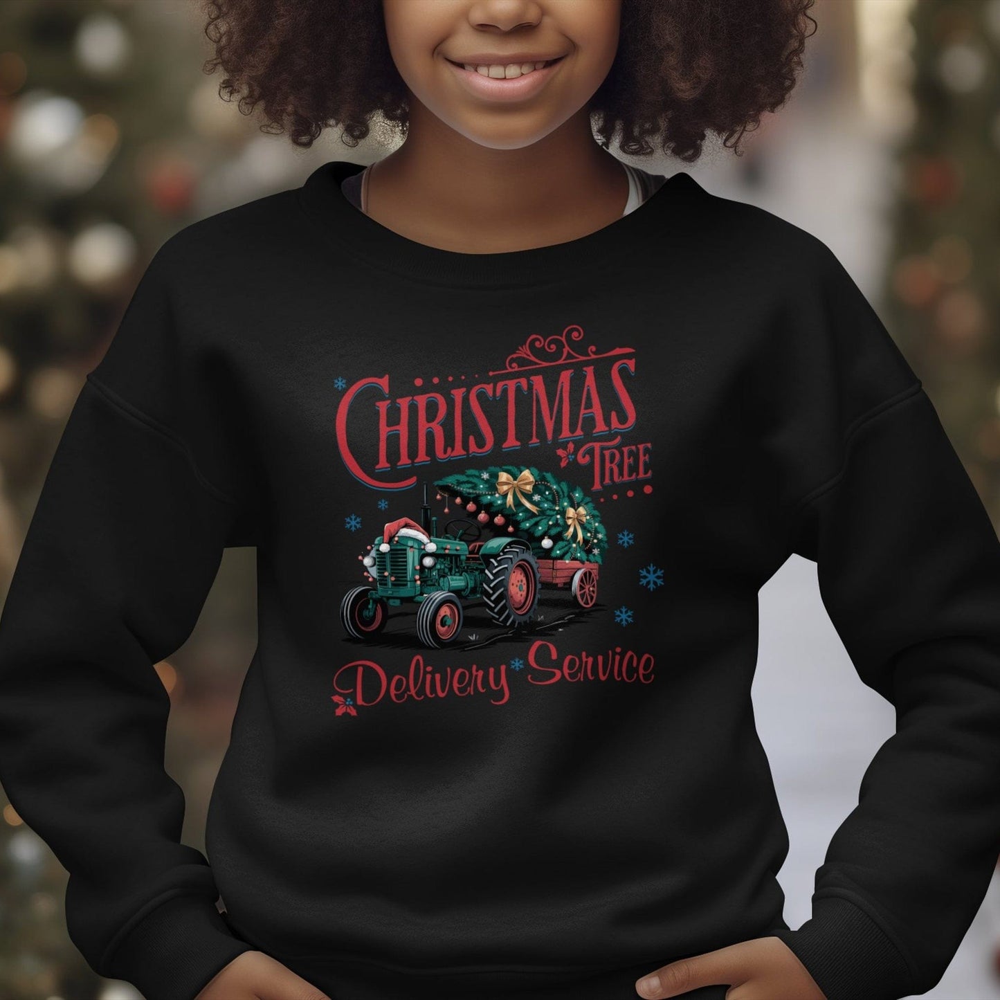 Holiday Youth Shirt Christmas Tree Delivery Youth Shirt