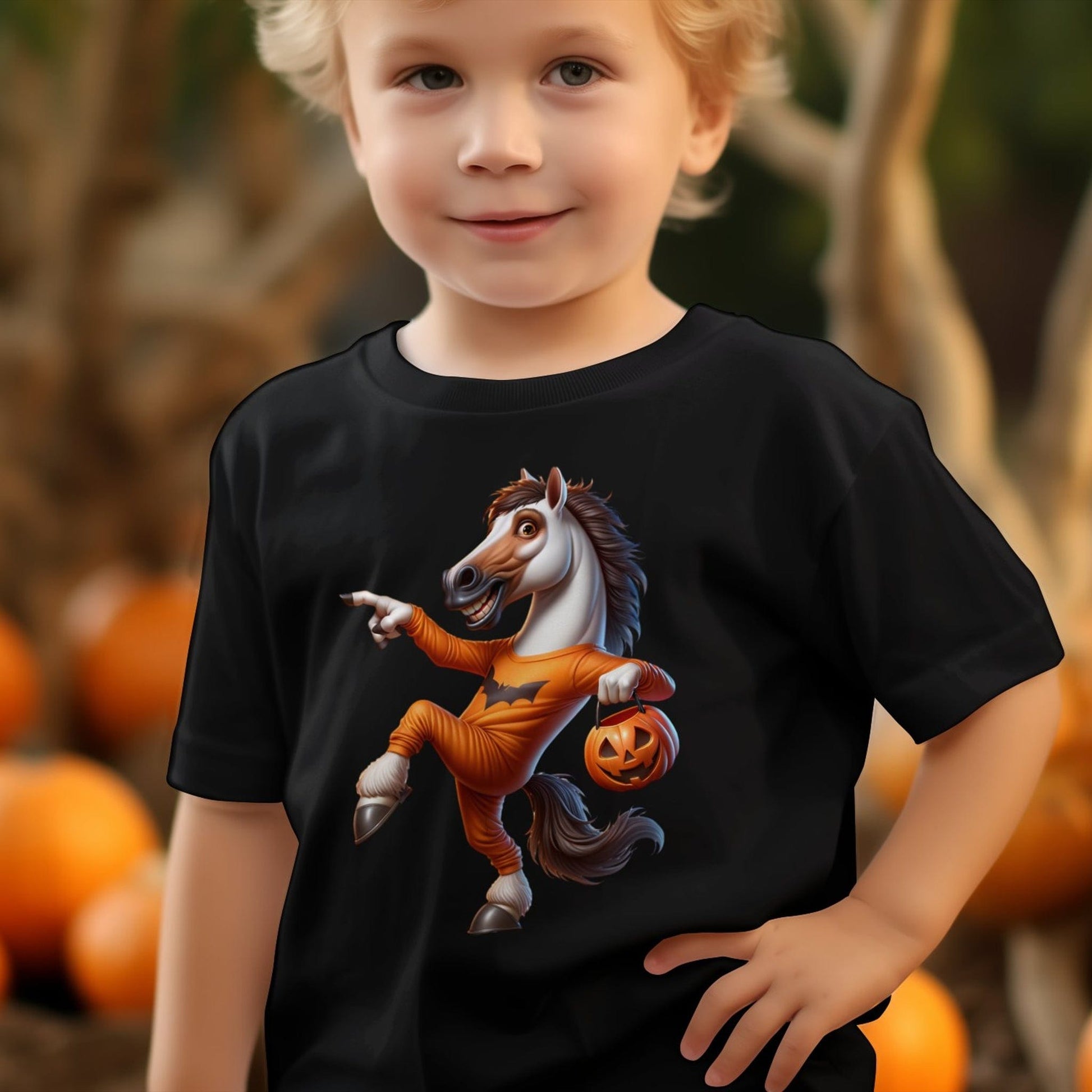 Holiday Youth Shirt Halloween Horse Youth Shirt