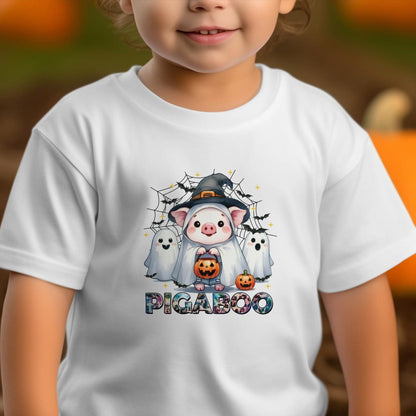 Holiday Youth Shirt Pig Ghosts Halloween Youth Shirt