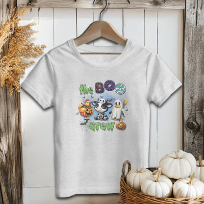 Holiday Youth Shirt Toddler T-shirt / 2T / Athletic Heather The Boo Crew Halloween Youth Shirt