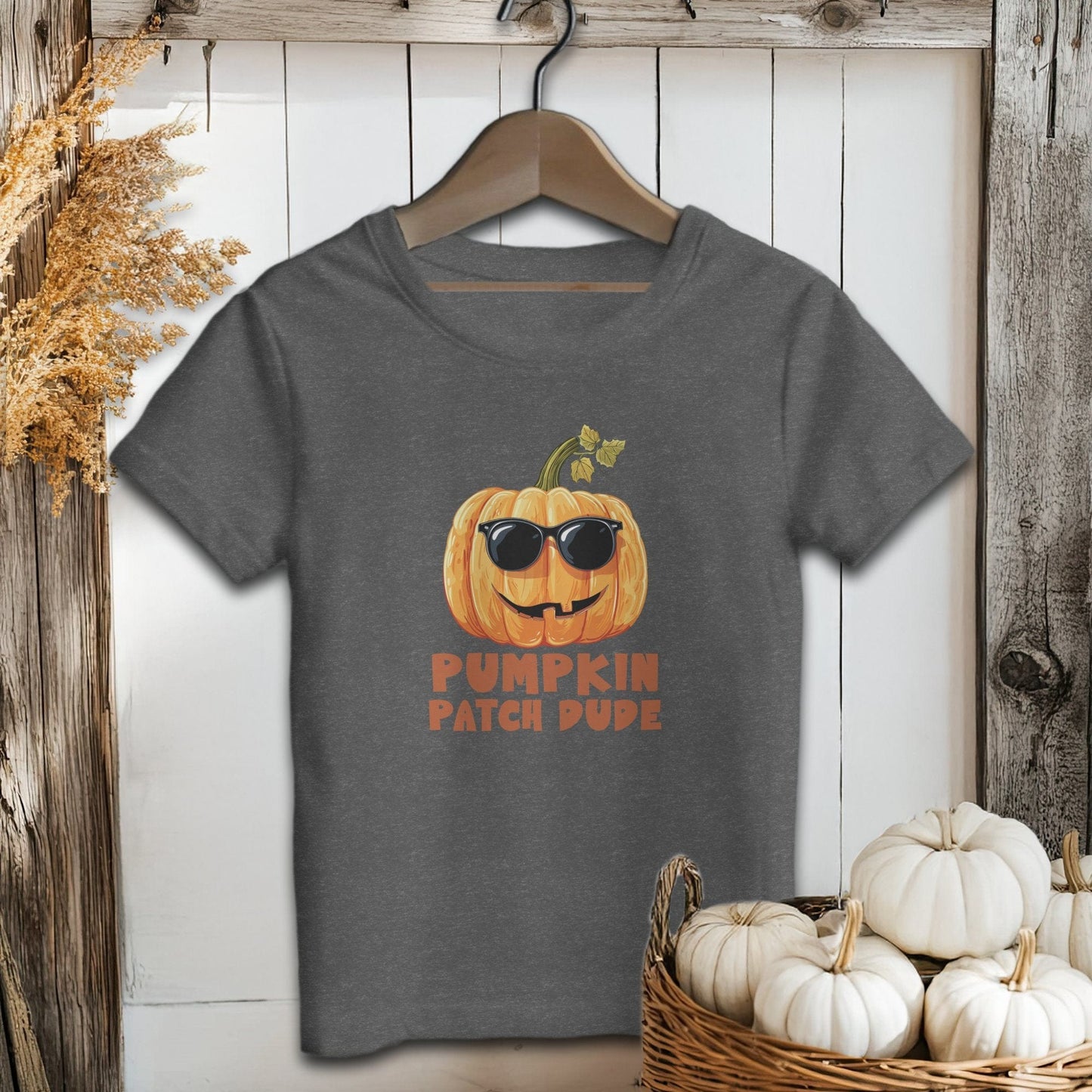 Holiday Youth Shirt Toddler T-shirt / 2T / Dark Grey Heather Pumpkin Patch Dude Youth Shirt