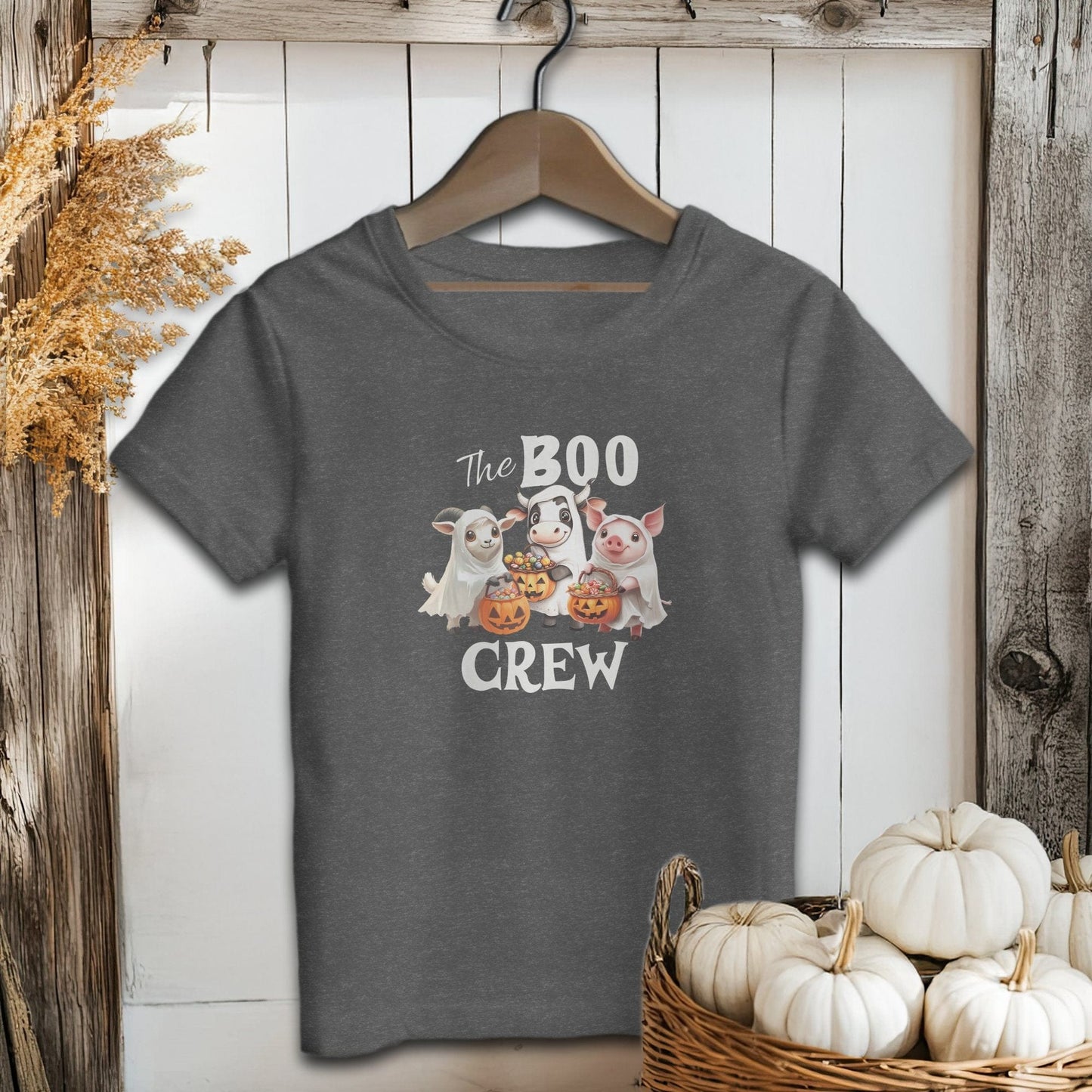 Holiday Youth Shirt Toddler T-shirt / 2T / Dark Grey Heather The Boo Crew Halloween Youth Shirt