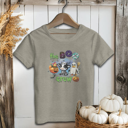 Holiday Youth Shirt Toddler T-shirt / 2T / Heather Stone The Boo Crew Halloween Youth Shirt