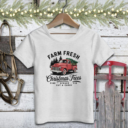 Holiday Youth Shirt Toddler T-shirt / Athletic Heather / 2T Christmas Tree Farm Youth Shirt