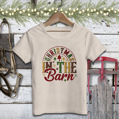 Holiday Youth Shirt Toddler T-shirt / Heather Dust / 2T Christmas In The Barn Youth Shirt