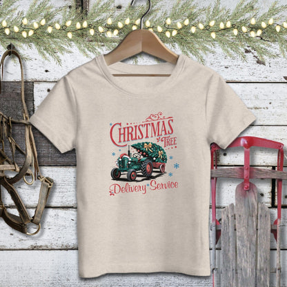 Holiday Youth Shirt Toddler T-shirt / Heather Dust / 2T Christmas Tree Delivery Youth Shirt