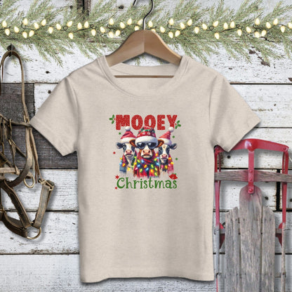 Holiday Youth Shirt Toddler T-shirt / Heather Dust / 2T Mooey Christmas Youth Shirt