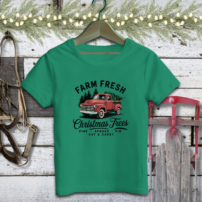 Holiday Youth Shirt Toddler T-shirt / Kelly / 2T Christmas Tree Farm Youth Shirt