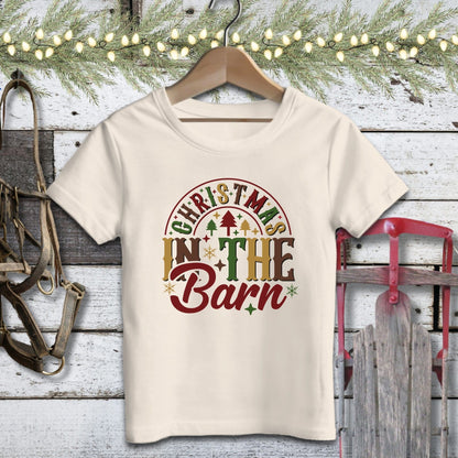 Holiday Youth Shirt Toddler T-shirt / Natural / 2T Christmas In The Barn Youth Shirt