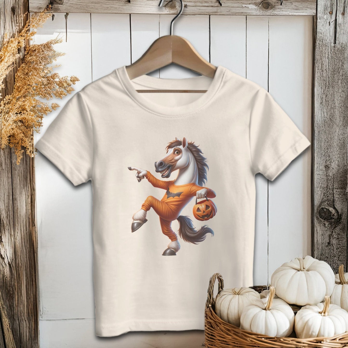 Holiday Youth Shirt Toddler T-shirt / Natural / 2T Halloween Horse Youth Shirt