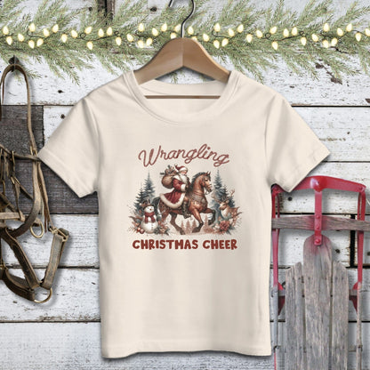 Holiday Youth Shirt Toddler T-shirt / Natural / 2T Wrangling Christmas Cheer Youth Shirt