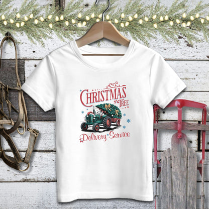 Holiday Youth Shirt Toddler T-shirt / White / 2T Christmas Tree Delivery Youth Shirt