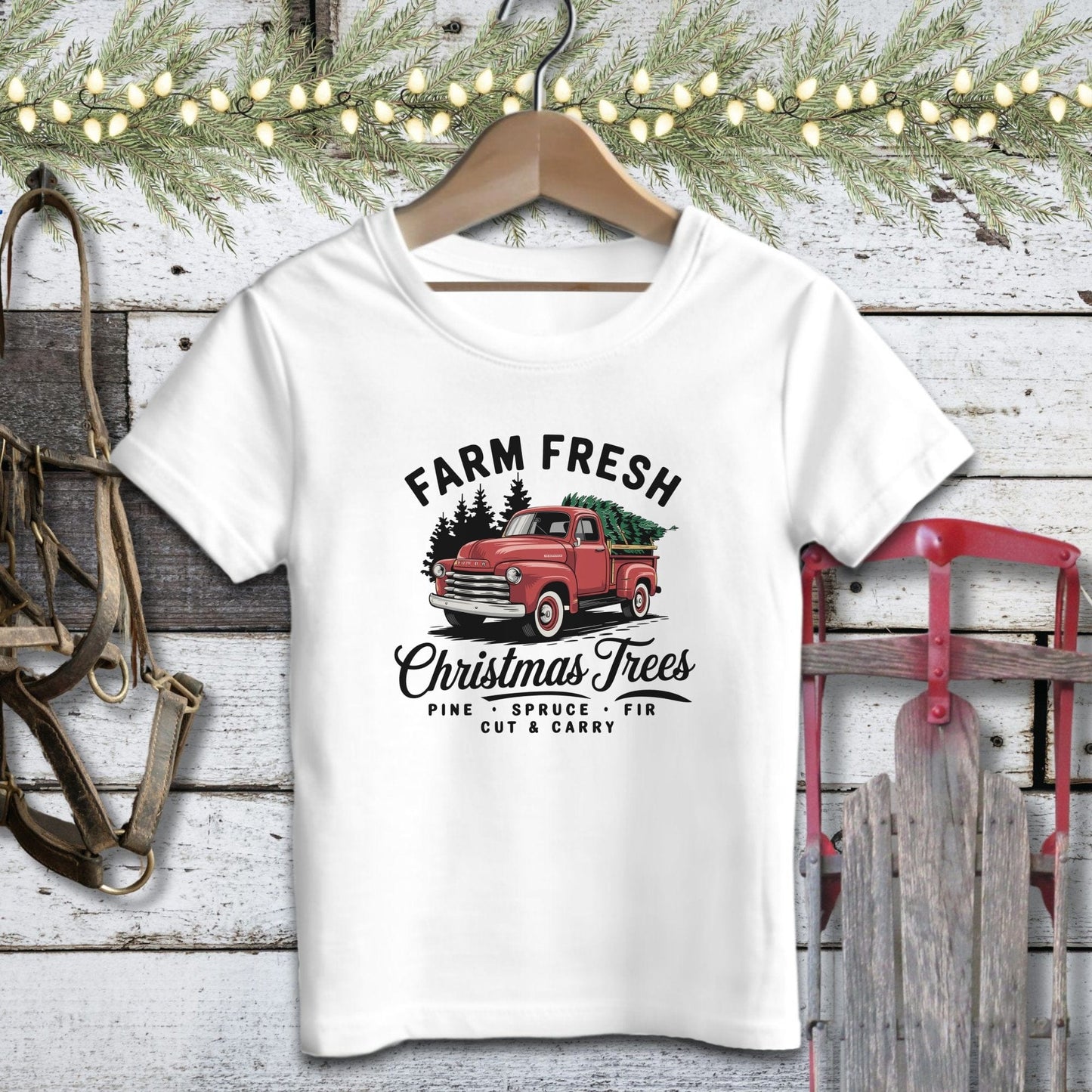 Holiday Youth Shirt Toddler T-shirt / White / 2T Christmas Tree Farm Youth Shirt