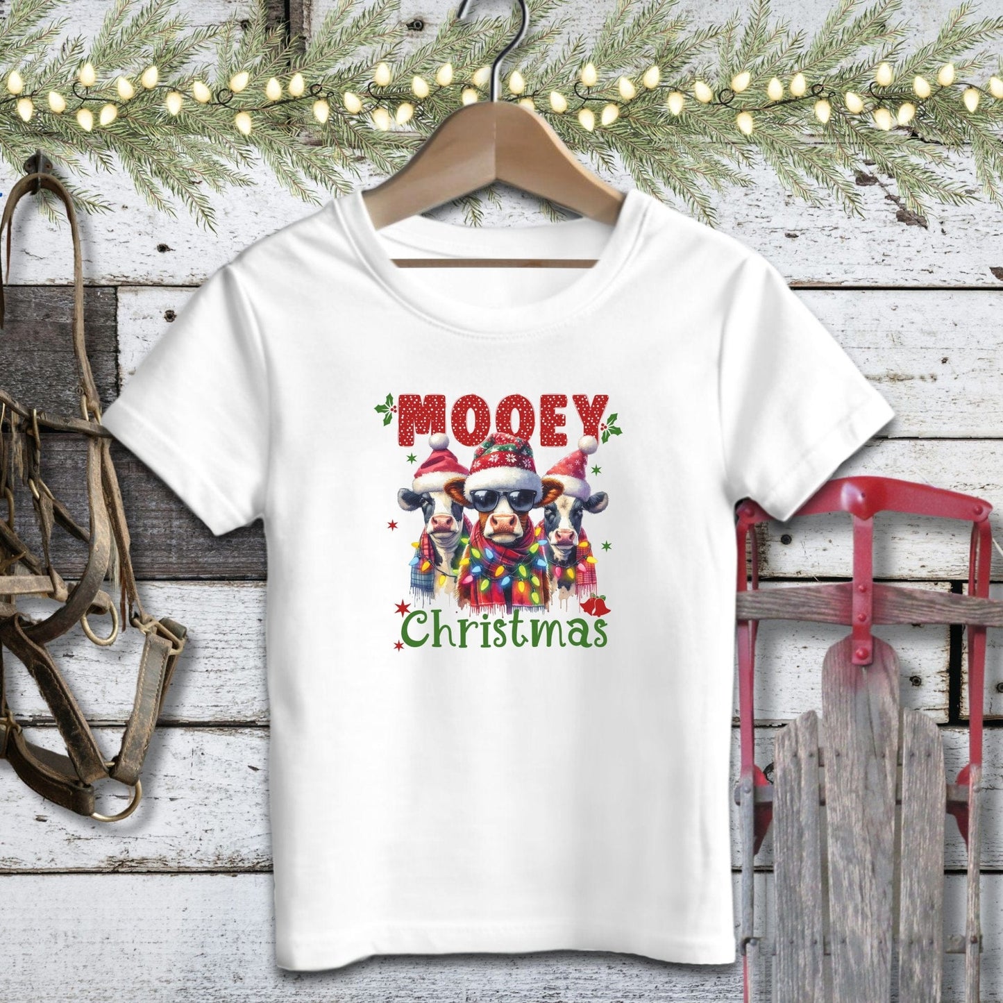 Holiday Youth Shirt Toddler T-shirt / White / 2T Mooey Christmas Youth Shirt