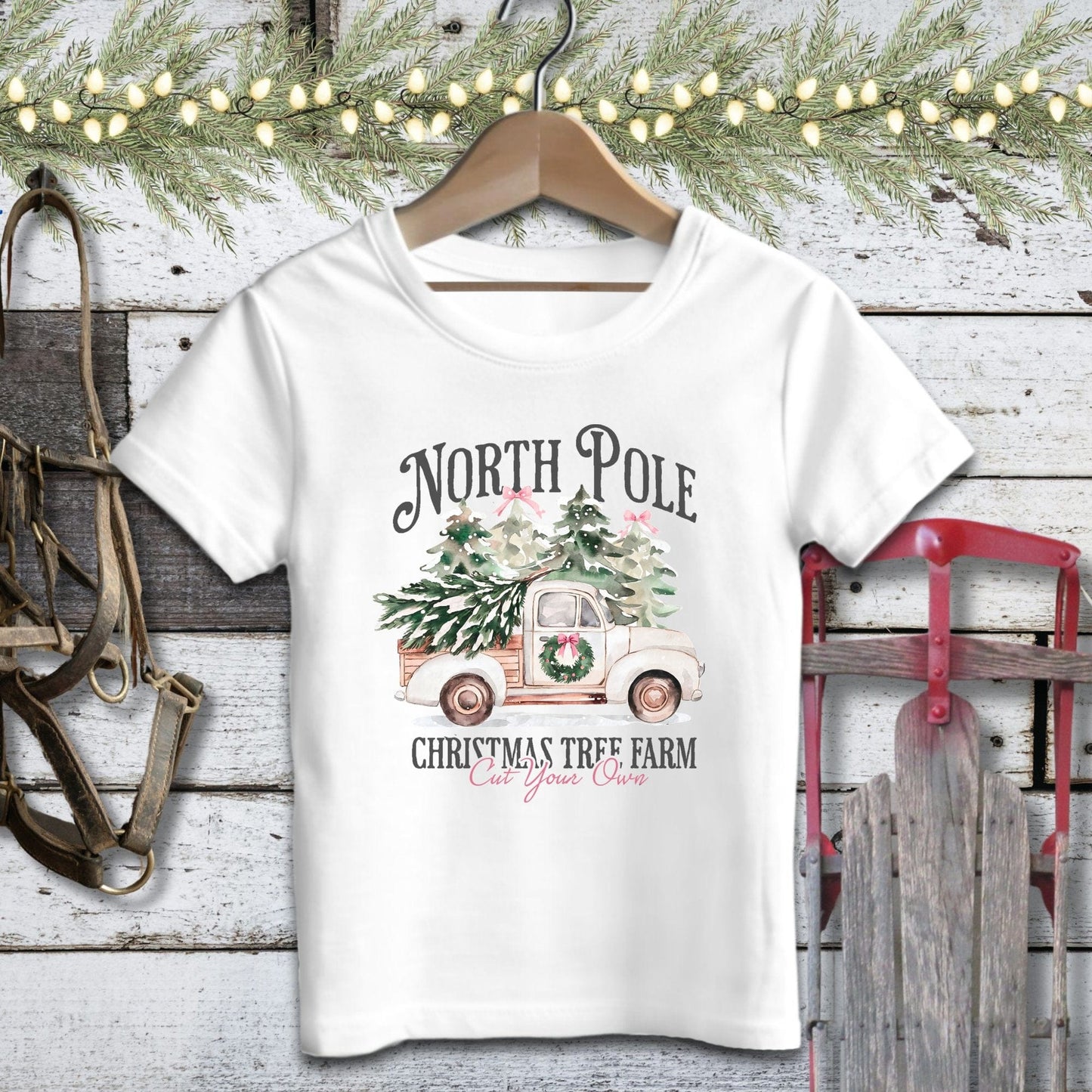 Holiday Youth Shirt Toddler T-shirt / White / 2T North Pole Tree Farm Youth Shirt