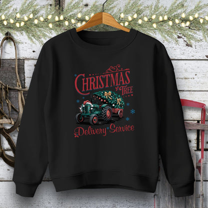 Holiday Youth Shirt Youth Sweatshirt / Black / S Christmas Tree Delivery Youth Shirt