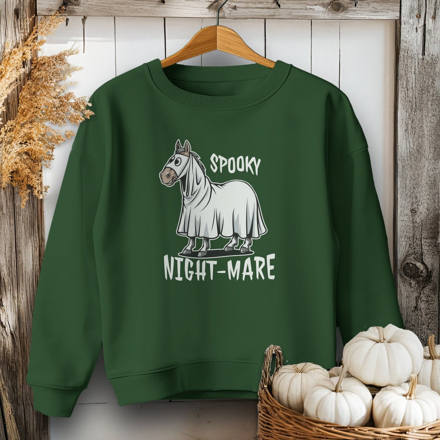 Holiday Youth Shirt Youth Sweatshirt / Forest Green / XS Spooky Nightmare Halloween Youth Shirt