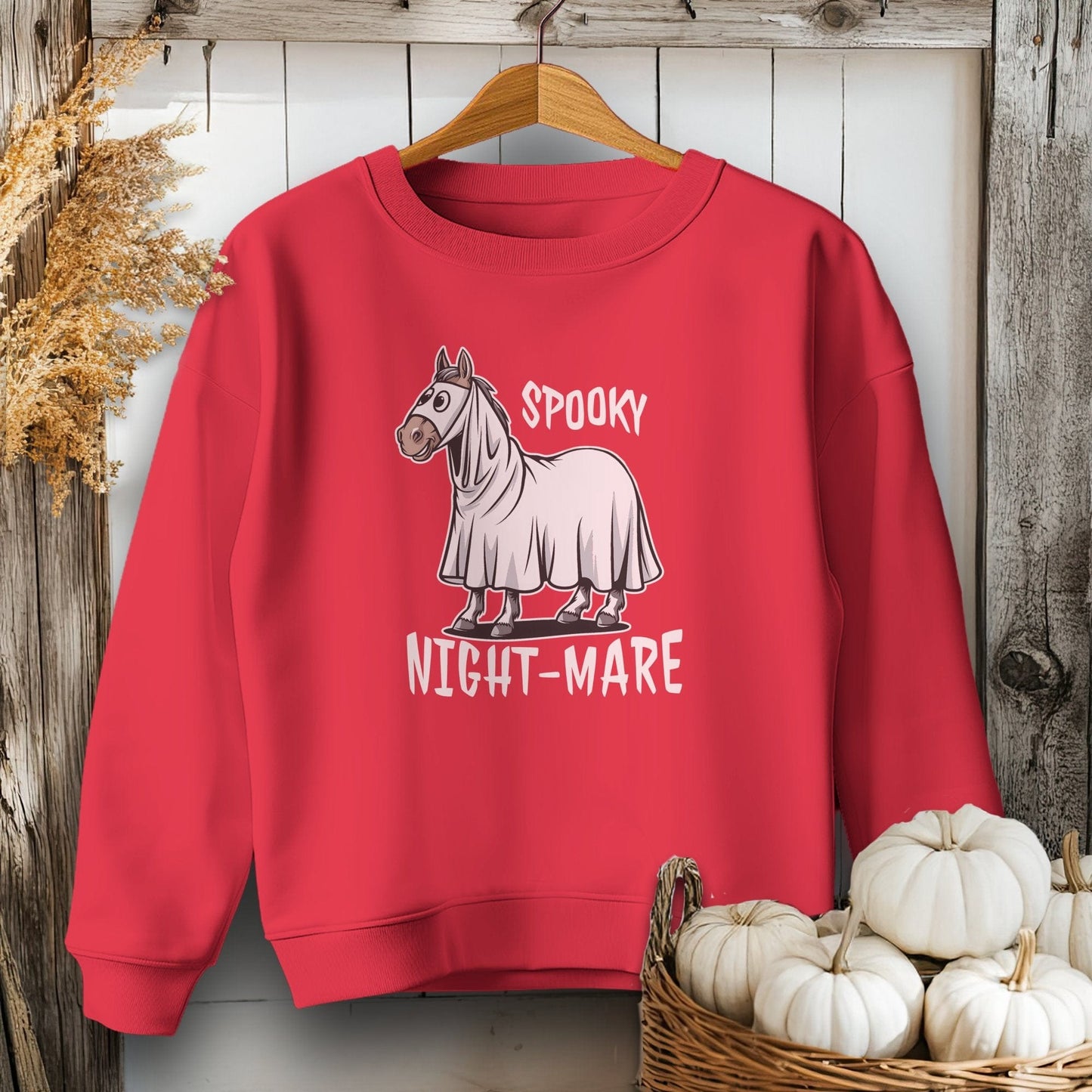 Holiday Youth Shirt Youth Sweatshirt / Red / XS Spooky Nightmare Halloween Youth Shirt