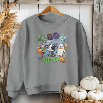 Holiday Youth Shirt Youth Sweatshirt / S / Graphite Heather The Boo Crew Halloween Youth Shirt