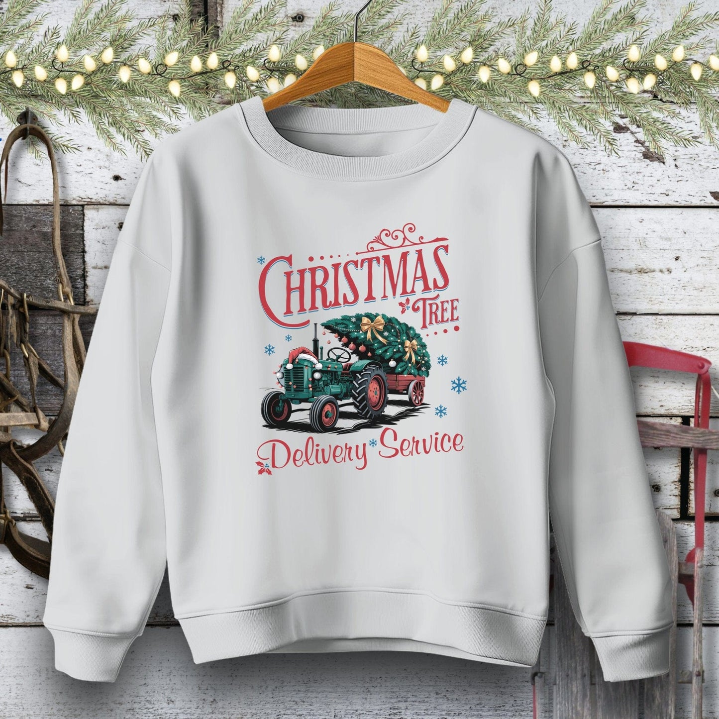 Holiday Youth Shirt Youth Sweatshirt / Sport Grey / S Christmas Tree Delivery Youth Shirt