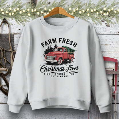 Holiday Youth Shirt Youth Sweatshirt / Sport Grey / S Christmas Tree Farm Youth Shirt