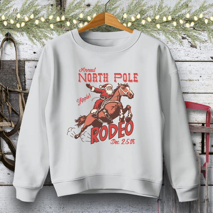 Holiday Youth Shirt Youth Sweatshirt / Sport Grey / S North Pole Rodeo Youth Shirt