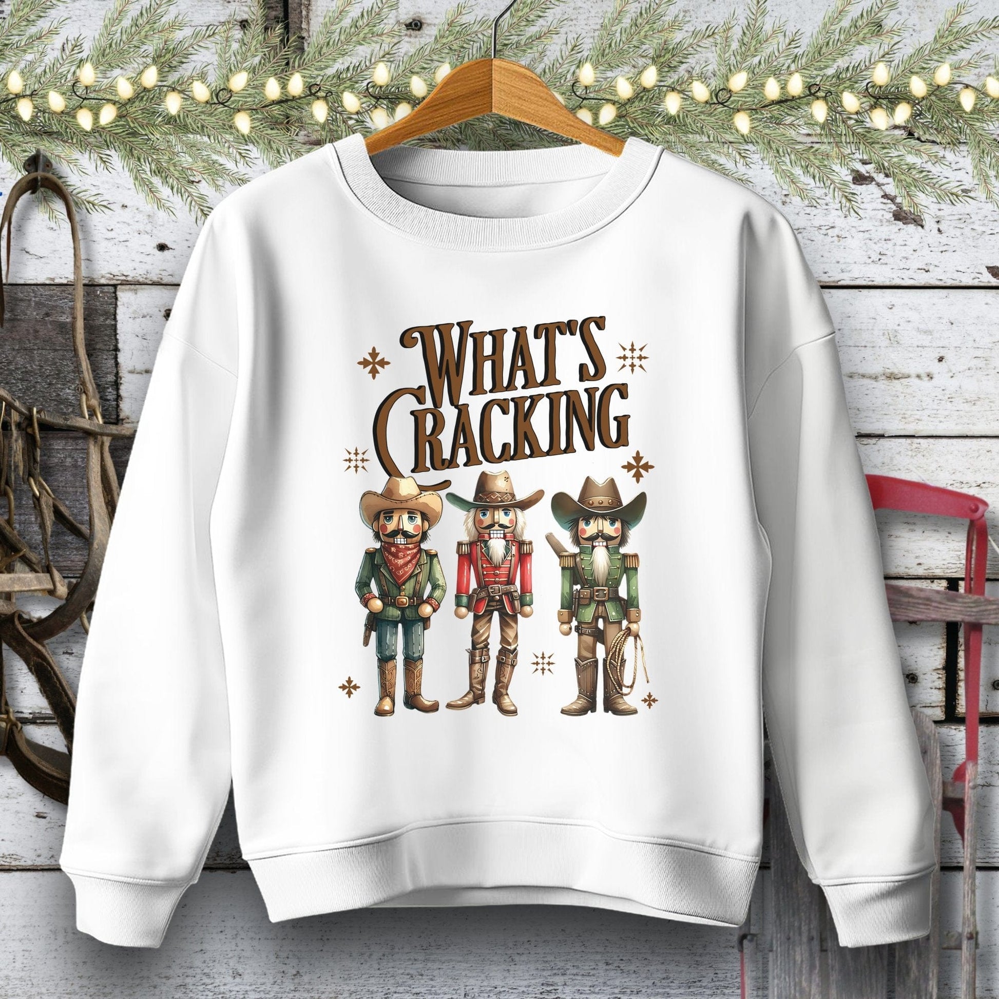 Holiday Youth Shirt Youth Sweatshirt / White / S What's Cracking Youth Shirt