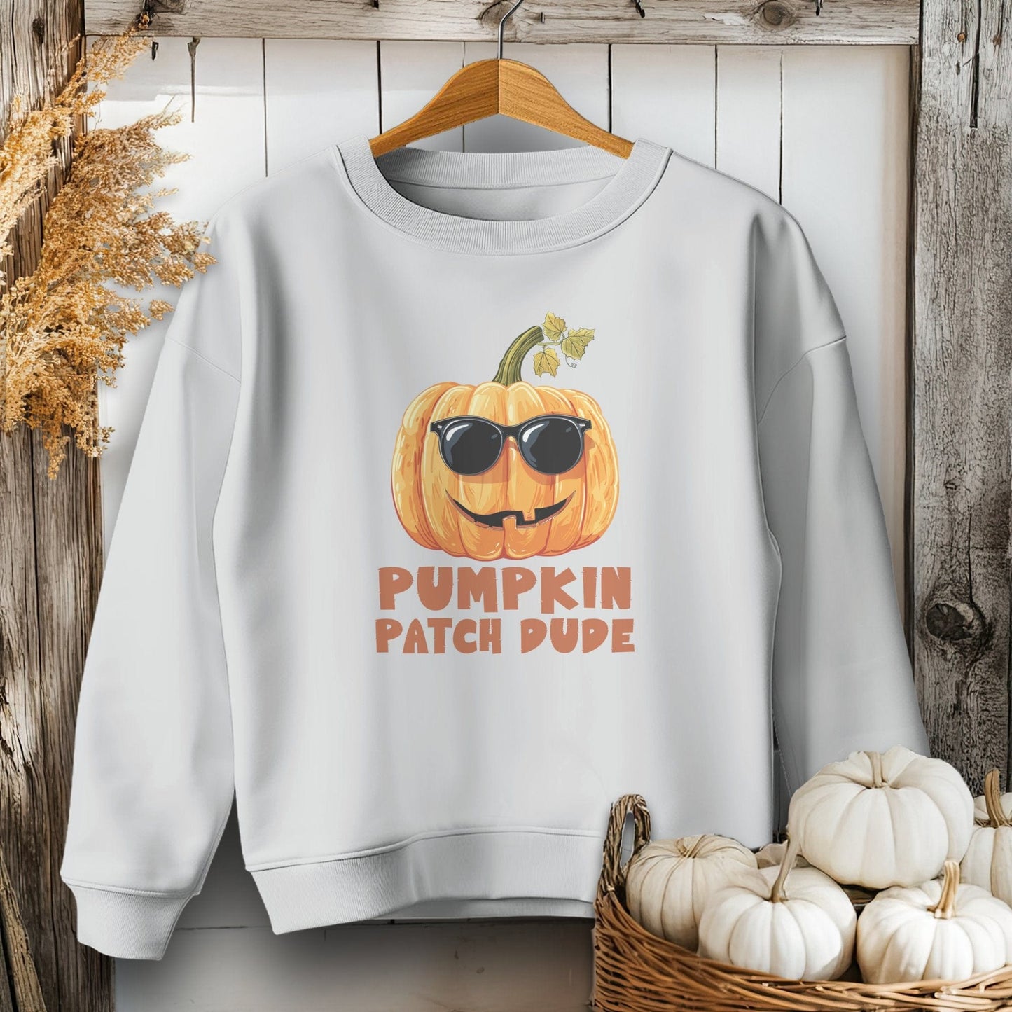 Holiday Youth Shirt Youth Sweatshirt / XS / Sport Grey Pumpkin Patch Dude Youth Shirt