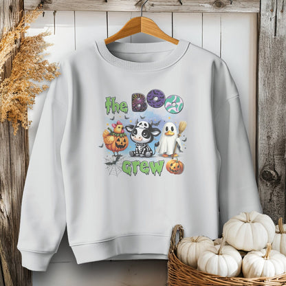 Holiday Youth Shirt Youth Sweatshirt / XS / Sport Grey The Boo Crew Halloween Youth Shirt