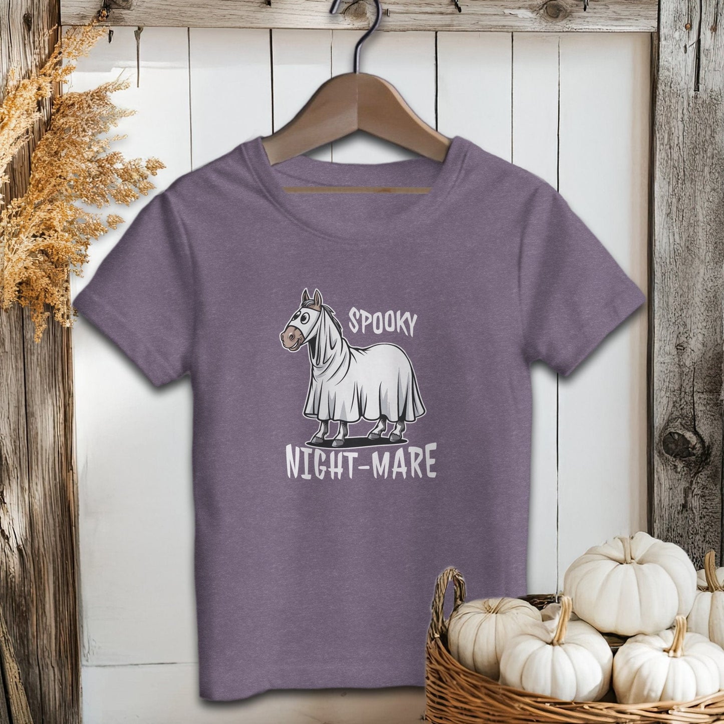 Holiday Youth Shirt Youth T-shirt / Heather Team Purple / S Spooky Nightmare Halloween Youth Shirt