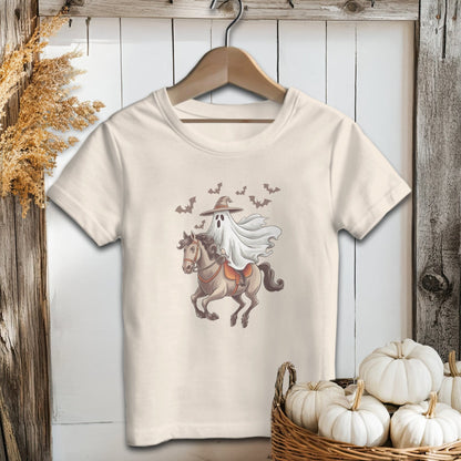 Holiday Youth Shirt Youth T-shirt / S / Natural Ghost Riding Horse Halloween Youth Shirt